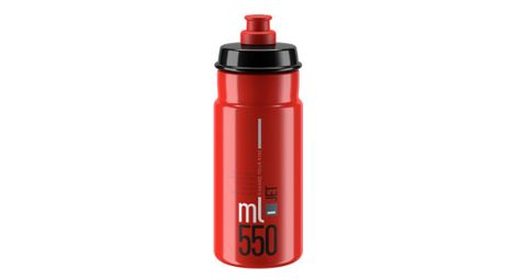 Bidon elite jet rouge/noir 550 ml