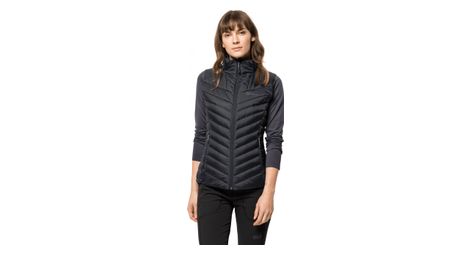 Chaqueta de plumón jack wolfskin passamani para mujer negra