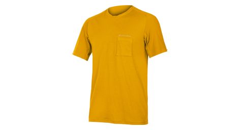 Endura gv500 foyle senfgelb technisches t-shirt