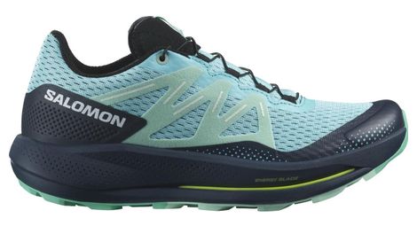 Salomon pulsar trail shoes blue green women's