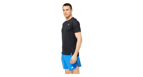 New balance accelerate short sleeve jersey black m