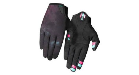 Gants longs giro femme dnd noir / rose