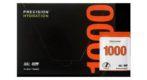Boisson électrolytes precision fuel & hydration 1000 - 8x20g