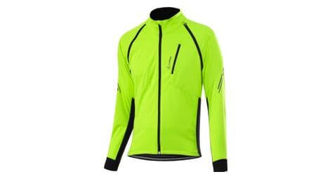 Loeffler veste de cyclisme à manches longues m bike zipp-off san remo 23 2 ws-jaune