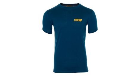 Rubb'r cycling kurzarm t-shirt marineblau