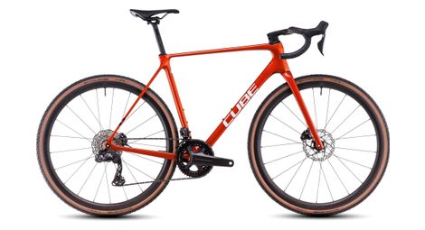 Cube cross race c:62 slx bicicleta de ciclocross shimano ultegra di2/grx di2 12s 700 mm eléctrica naranja 2025