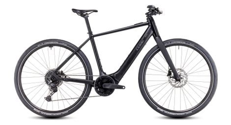 Cube editor hybrid pro 400x bicicletta elettrica per il fitness shimano cues 10s 400 wh 700 mm spectral black 2025