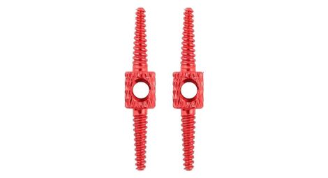 Outil de routage câble interne vélo – aluminium rouge – 2 pièces