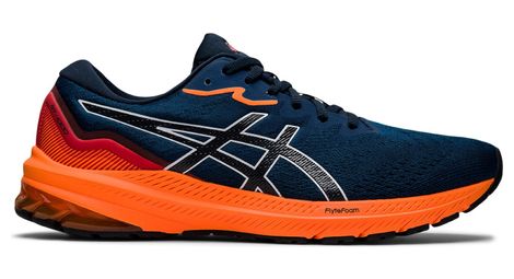 Chaussures de running asics gt 1000 11 bleu orange