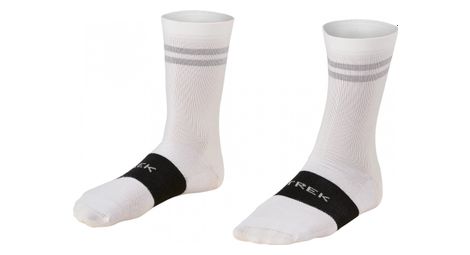 Paire de chaussettes trek race reflective crew blanc