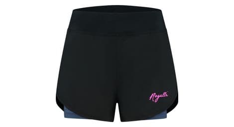 Short 2 en 1 de running rogelli june - femme