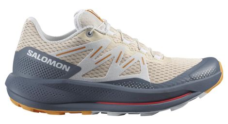 Salomon pulsar trail schuh beige blau damen