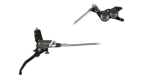 Hope tech4 v4 freno posteriore nero/grigio tubo aeronautico