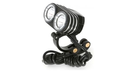 Luz delantera msc light 2000 lúmenes doble foco negro