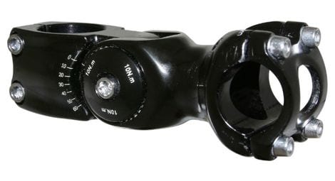 Potence city vtc reglable noir 31 8 l 95mm pour pivot fourche 1 1 8