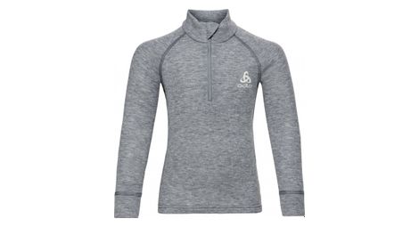 Haut manches longues 1 2 zip odlo active warm eco gris enfant