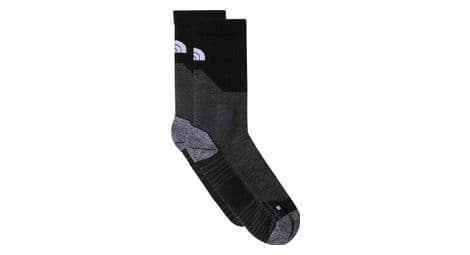 Chaussettes unisexe the north face hiking crew noir/gris