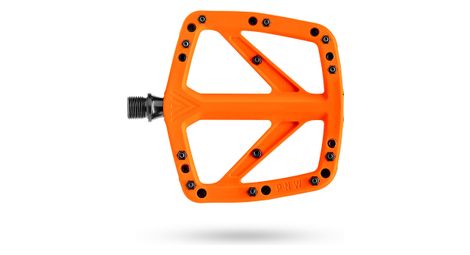 Paire de Pédales Plates PNW Components Range Composite Orange Safety