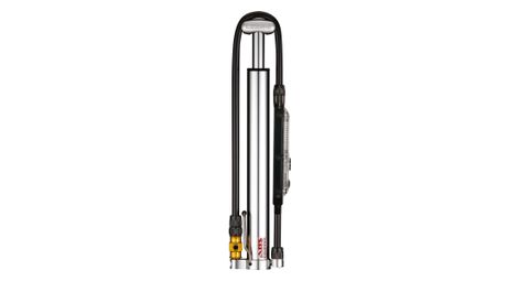 Lezyne Micro Floor Drive Digital HVG-Pumpe (max. 90 psi / 6,2 bar) Silber