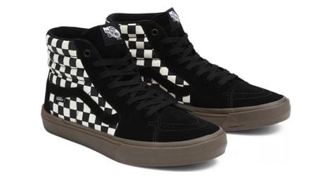 Zapatillas vans bmx sk8-hi checkerboard negro/blanco
