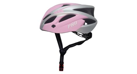 Casque de vélo homme/femme rose et gris