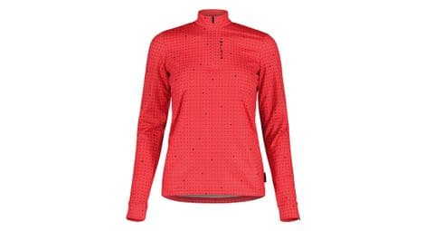 Haut manches longues femme maloja sawangm. rouge 