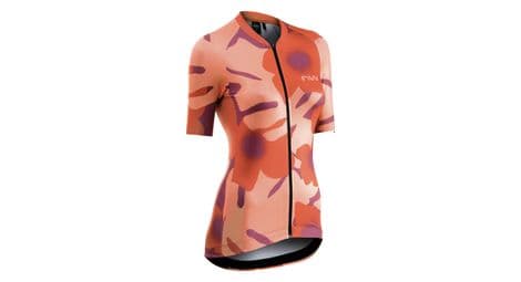 Maillot manches courtes femme northwave blade orange