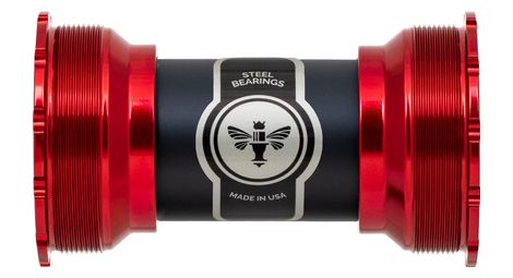Chris king threadfit t47-30i bottom bracket red
