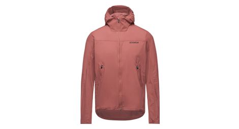 Giacca antivento Gore Wear Fernflow rosa da uomo