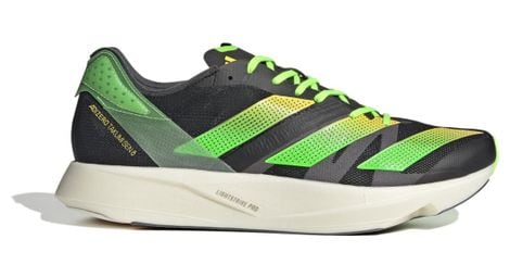 Chaussures running adidas running adizero takumi sen 8 noir vert jaune unisex