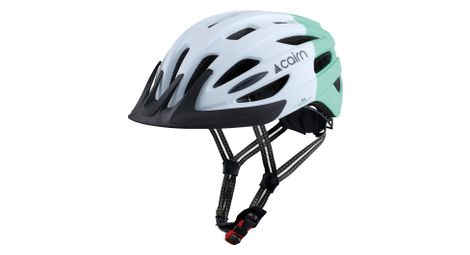 Cairn fusion casco a led usb mat blu/verde