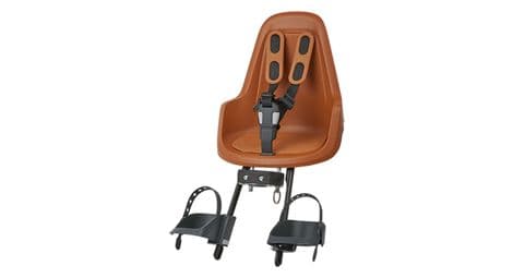 Porte bebe av sur tube de direction bobike one mini - marron chocolat