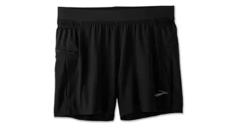 Pantalones cortos brooks sherpa 5 '' 2 en 1 negros