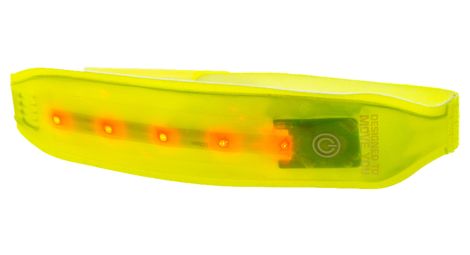 Wowow brassard reflechissant avec led jaune