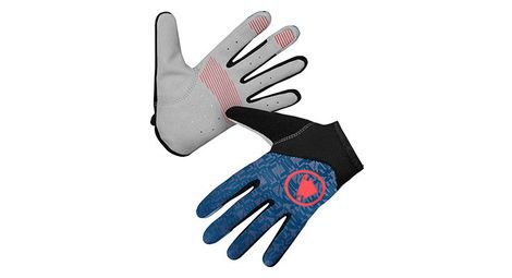 Gants longs endura hummvee lite icon femme myrtille bleu