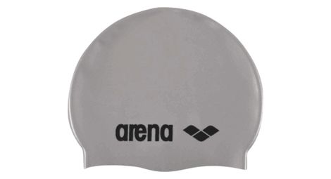 Bonnet de Bain Silicone Arena Classic Jr Gris Enfant 6-12 ans
