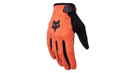 Lange handschuhe fox ranger orange m