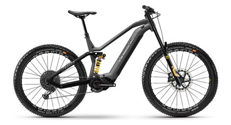 Vtt electrique tout suspendu haibike nduro 8 freeride sram gx 12v 720 wh mx 29 27 5 gris noir 2024