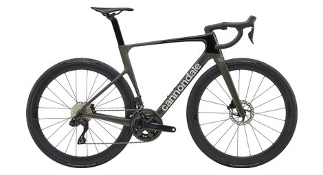 Vélo de Route Cannondale SuperSix EVO 5 Shimano 105 Di2 12V 700 mm Gris/Noir Raw 2026Vélo de Route Cannondale SuperSix EVO 5 Shimano 105 Di2 12V 700 mm Gris/Noir Raw 2026