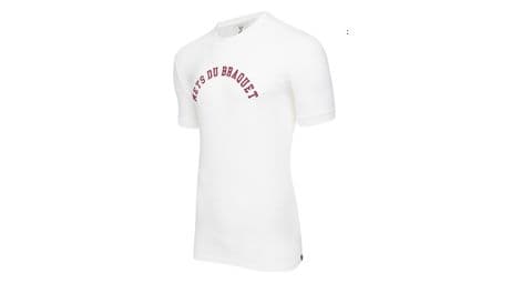 T-shirt manches courtes lebram mets du braquet marshmallow blanc