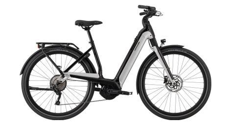 Cannondale mavaro neo 5 shimano deore 10v 500 wh 700mm bicicletta elettrica da città bianco cashmere nero