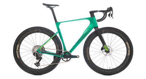 Vélo de Gravel Wilier Triestina Rave SLR ID2 Sram Force XPLR AXS 13V 700 mm Vert Pixel 2026