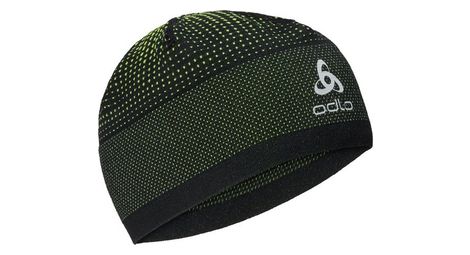 Bonnet odlo velocity ceramiwarm noir jaune unisex