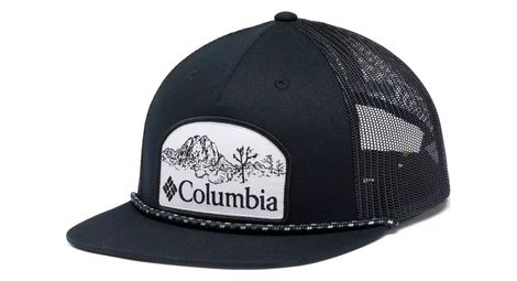 Columbia flat brim cap black unisex