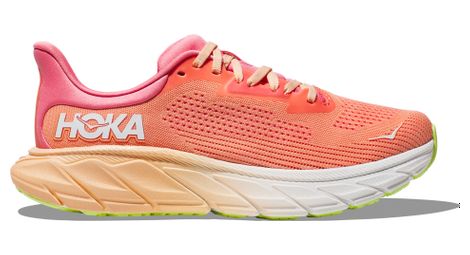 Hoka one one arahi 7 coral green women's running shoes 42