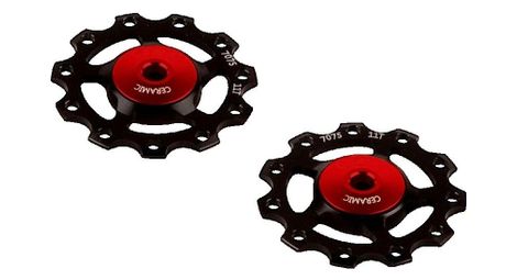 Jeu de galets céramique Shimano/SRAM rouge route et VTT 9-11 vitesses