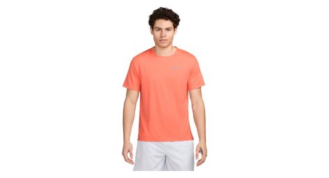 Maillot Manches Courtes Nike Miler Orange Homme