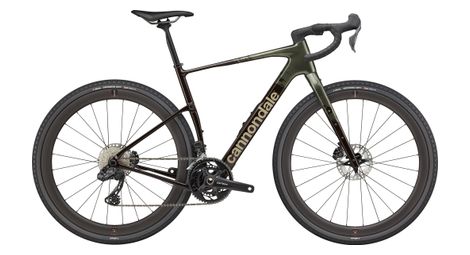 Bicicletta da ghiaia cannondale topstone carbon ltd shimano grx di2 12v 700 mm marrone/verde