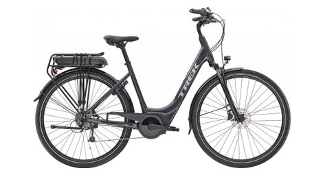 Vélo de ville électrique trek vverve+ 1 lowstep shimano altus 8v 500 wh noir 2022