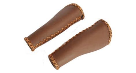 Velo grips cuir ergo 135 d marron(